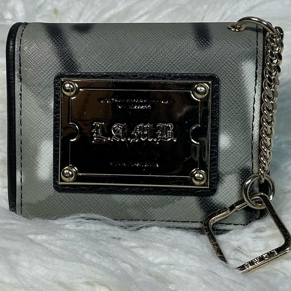 L.A.M.B. Designer Bifold Wallet🩶🤍 - Picture 4 of 4